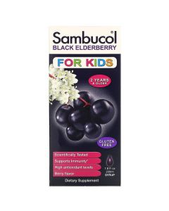 Sambucol, Black Elderberry Syrup, For Kids, Berry Flavor, 7.8 fl oz (230 ml)