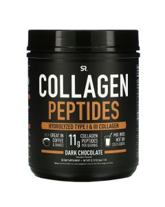 Sports Research, Collagen Peptides, Hydrolyzed Type I & III Collagen, Dark Chocolate, 1.42 lbs (644.11 g)