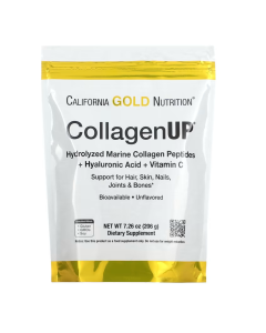 California Gold Nutrition, CollagenUP, Hydrolyzed Marine Collagen Peptides with Hyaluronic Acid and Vitamin C, Unflavored