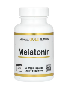 California Gold Nutrition, Melatonin, 3 mg, 90 Veggie Capsules